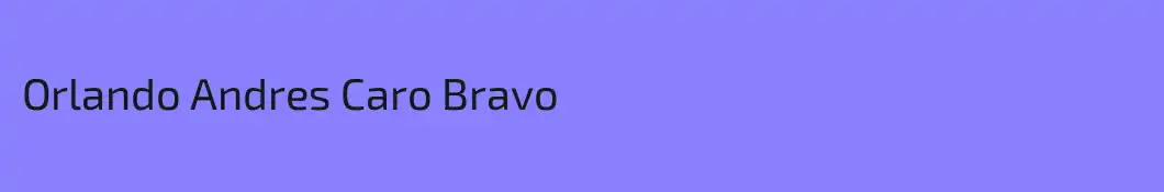 Orlando Andres Caro Bravo